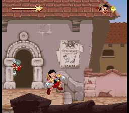 Pinocchio (USA) In game screenshot